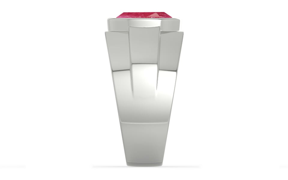 Sterling Silver Ruby Ring Fine Quality (R1)