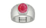 Sterling Silver Ruby Ring Fine Quality (R1)