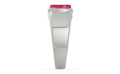 Sterling Silver Ruby Ring Fine Quality (R10)