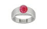 Sterling Silver Ruby Ring Fine Quality (R10)