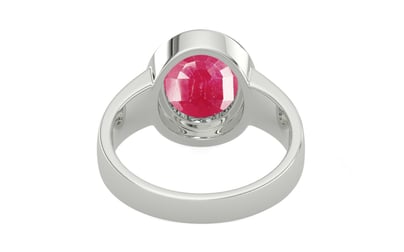 Sterling Silver Ruby Ring Fine Quality (R3)
