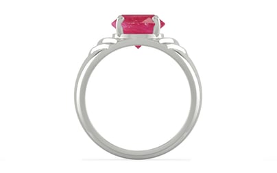 Sterling Silver Ruby Ring Fine Quality (R4)