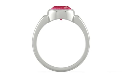 Sterling Silver Ruby Ring Fine Quality (R6)