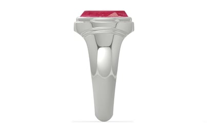 Sterling Silver Ruby Ring Fine Quality (R7)