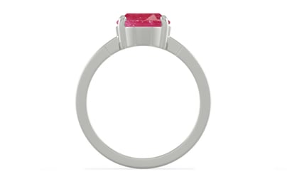 Sterling Silver Ruby Ring Fine Quality (R8)