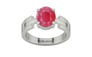 Sterling Silver Ruby Ring Fine Quality (R8)