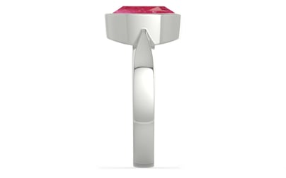 Sterling Silver Ruby Ring Fine Quality (R9)