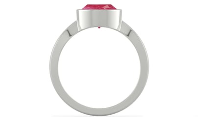 Sterling Silver Ruby Ring Fine Quality (R9)