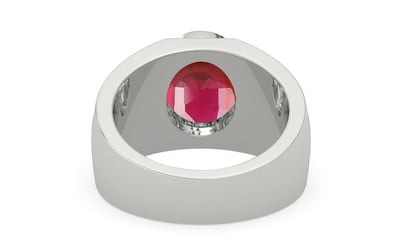 Sterling Silver Ruby Ring Limited Quality (R1)