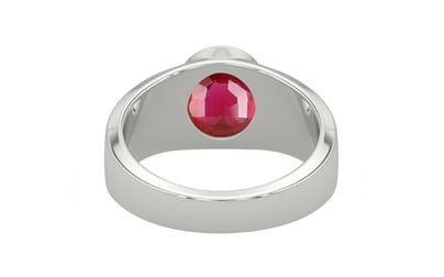 Sterling Silver Ruby Ring Limited Quality (R10)