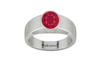 Sterling Silver Ruby Ring Limited Quality (R10)