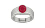 Sterling Silver Ruby Ring Limited Quality (R10)