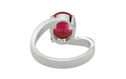 Sterling Silver Ruby Ring Limited Quality (R2)