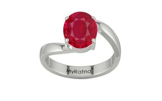 Sterling Silver Ruby Ring Limited Quality (R2)