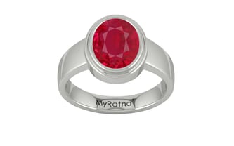 Sterling Silver Ruby Ring Limited Quality (R3)