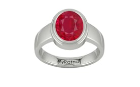 Sterling Silver Ruby Ring Limited Quality (R3)