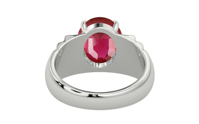 Sterling Silver Ruby Ring Limited Quality (R4)
