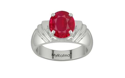 Sterling Silver Ruby Ring Limited Quality (R4)