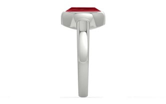 Sterling Silver Ruby Ring Limited Quality (R6)