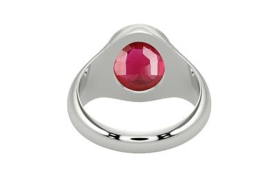 Sterling Silver Ruby Ring Limited Quality (R7)