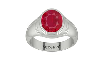 Sterling Silver Ruby Ring Limited Quality (R7)
