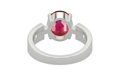 Sterling Silver Ruby Ring Limited Quality (R8)