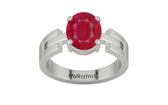 Sterling Silver Ruby Ring Limited Quality (R8)