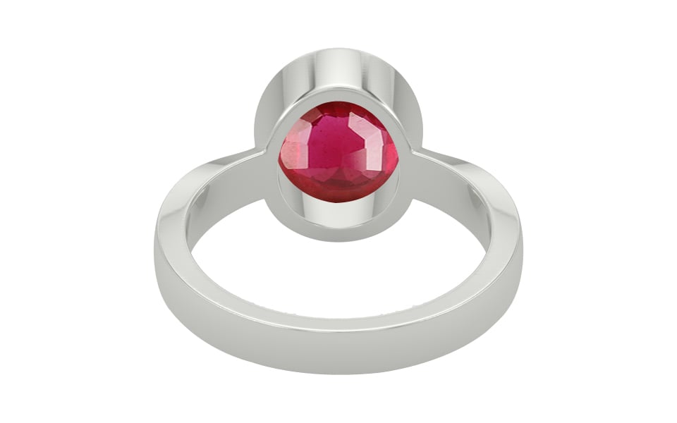 Sterling Silver Ruby Ring Limited Quality (R9)