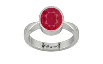 Sterling Silver Ruby Ring Limited Quality (R9)