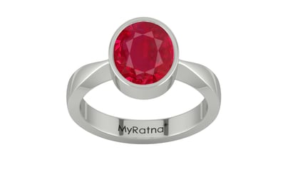 Sterling Silver Ruby Ring Limited Quality (R9)