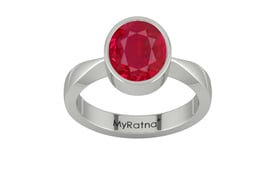 Sterling Silver Ruby Ring Limited Quality (R9)