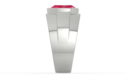 Sterling Silver Ruby Ring Prime Quality (R1)