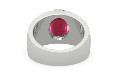 Sterling Silver Ruby Ring Prime Quality (R1)