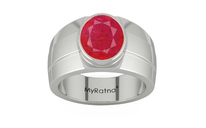 Sterling Silver Ruby Ring Prime Quality (R1)