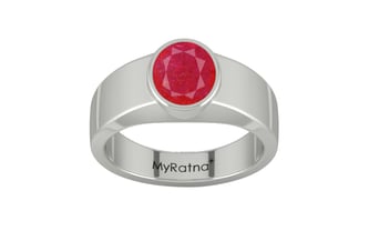 Sterling Silver Ruby Ring Prime Quality (R10)