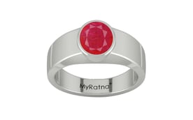 Sterling Silver Ruby Ring Prime Quality (R10)