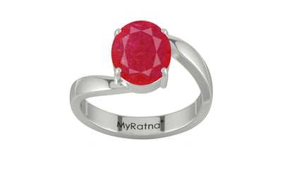 Sterling Silver Ruby Ring Prime Quality (R2)