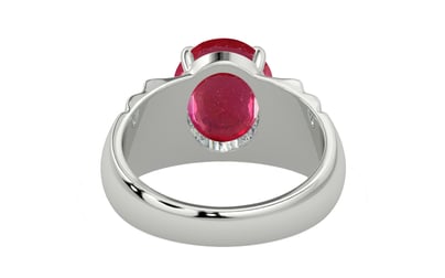 Sterling Silver Ruby Ring Prime Quality (R4)