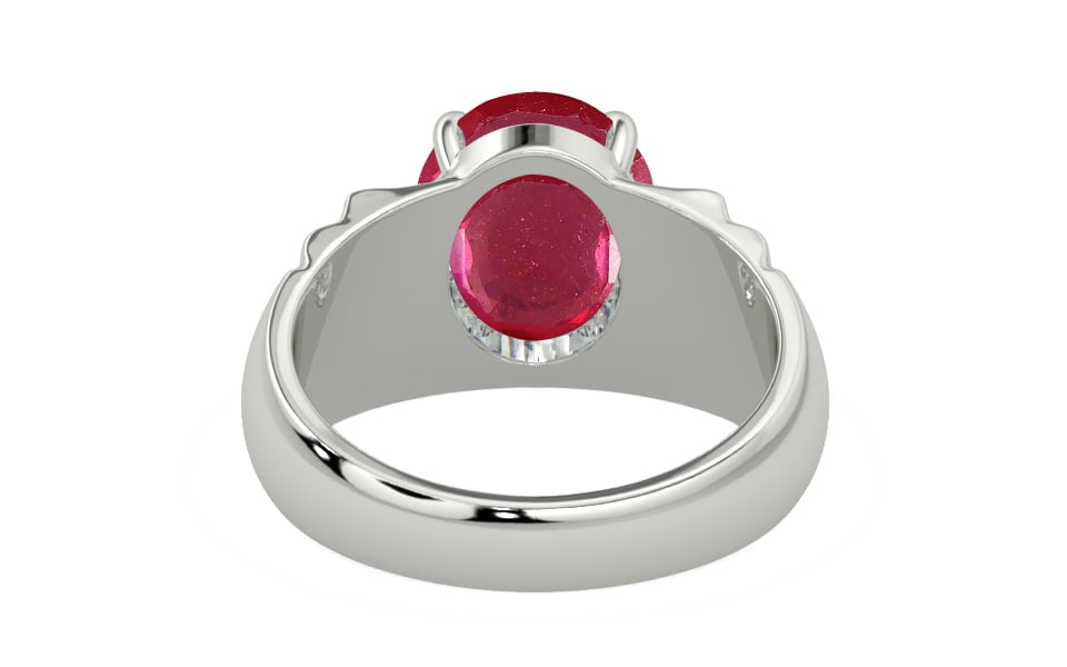 Sterling Silver Ruby Ring Prime Quality (R4)