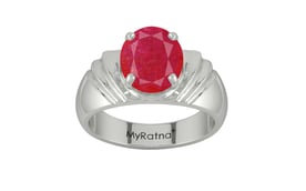 Sterling Silver Ruby Ring Prime Quality (R4)