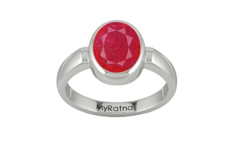Sterling Silver Ruby Ring Prime Quality (R6)