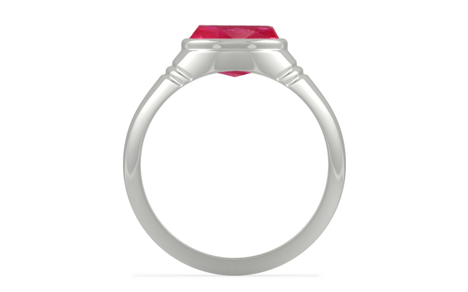 Sterling Silver Ruby Ring Prime Quality (R7)