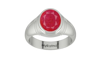 Sterling Silver Ruby Ring Prime Quality (R7)
