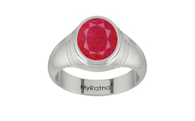 Sterling Silver Ruby Ring Prime Quality (R7)