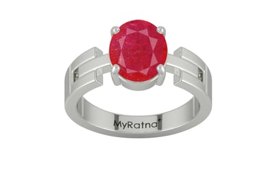 Sterling Silver Ruby Ring Prime Quality (R8)