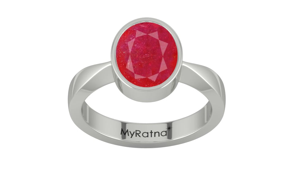 Sterling Silver Ruby Ring Prime Quality (R9)