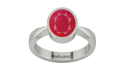 Sterling Silver Ruby Ring Prime Quality (R9)