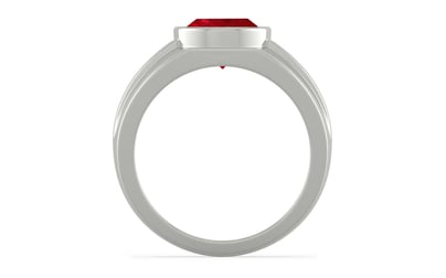 Sterling Silver Ruby Ring Rare Quality (R1)