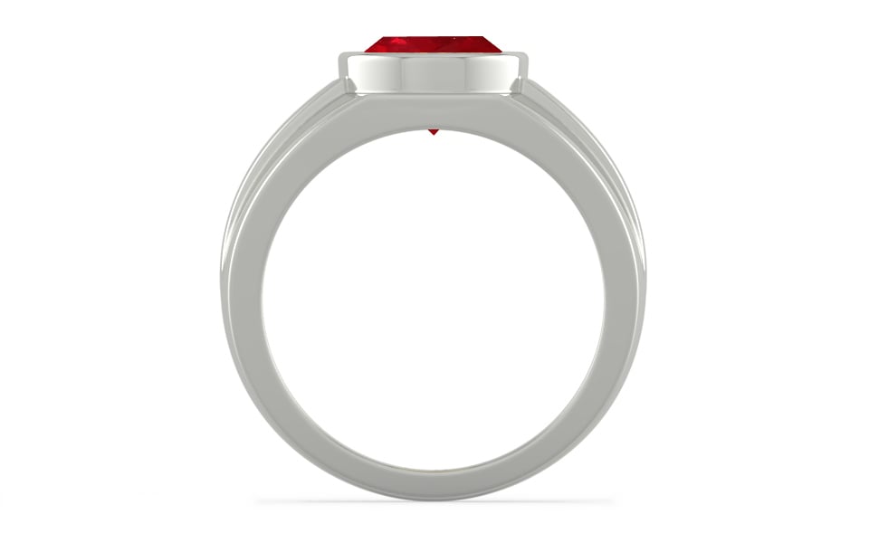 Sterling Silver Ruby Ring Rare Quality (R1)