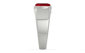 Sterling Silver Ruby Ring Rare Quality (R10)